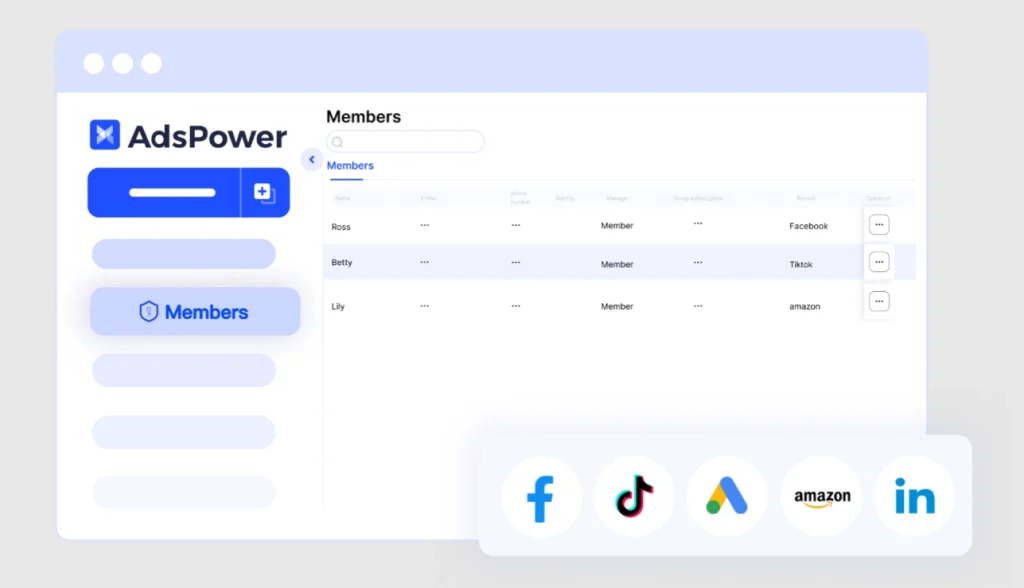 AdsPower Team Member Permission Management