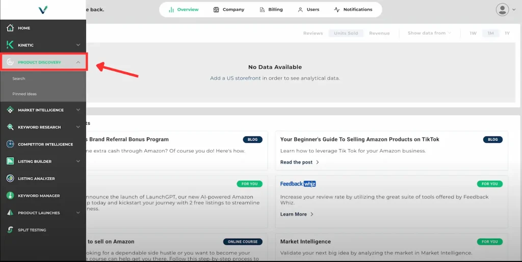 Go to Product Discovery of Viral launch