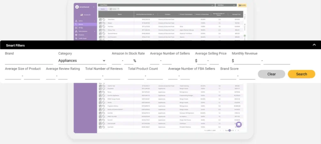 Smartscout Brand Database