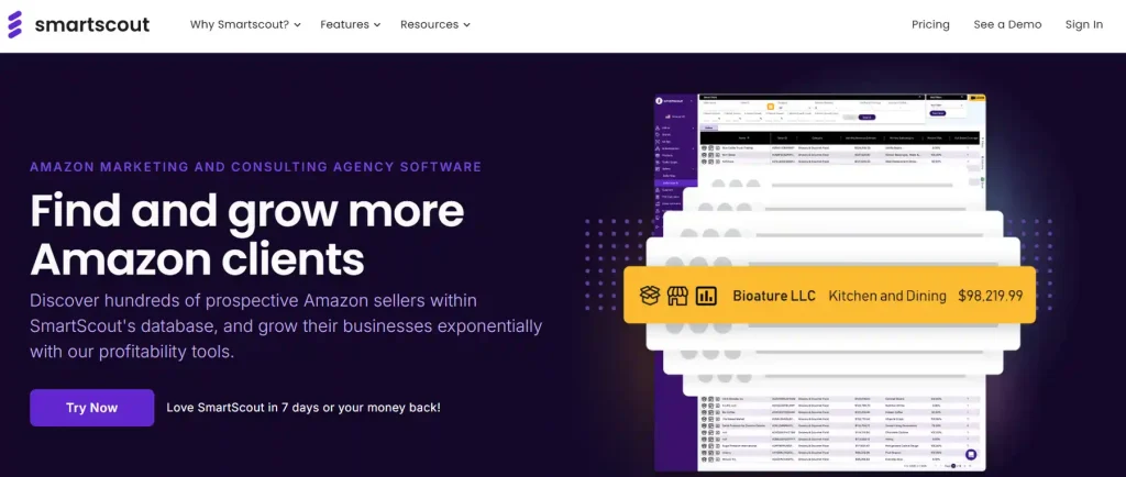 SmartScout for Amazon Agencies